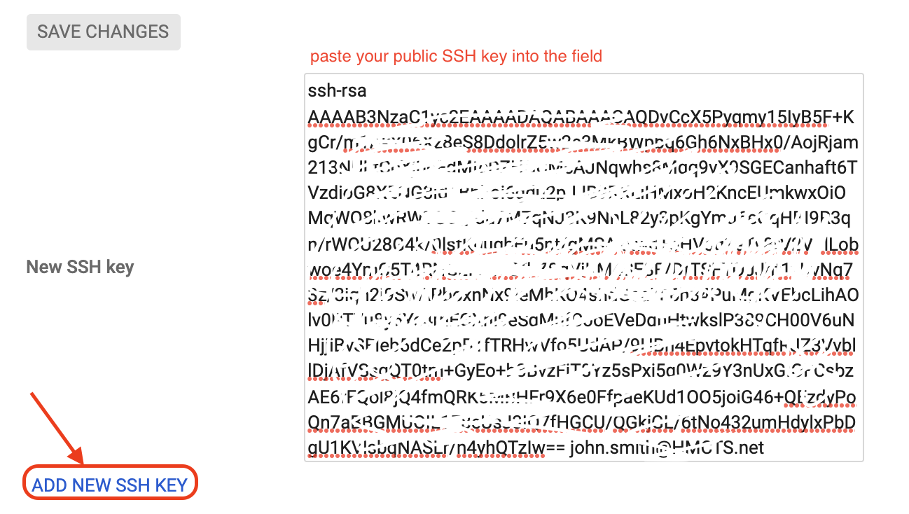 Add SSH Key to Gerrit