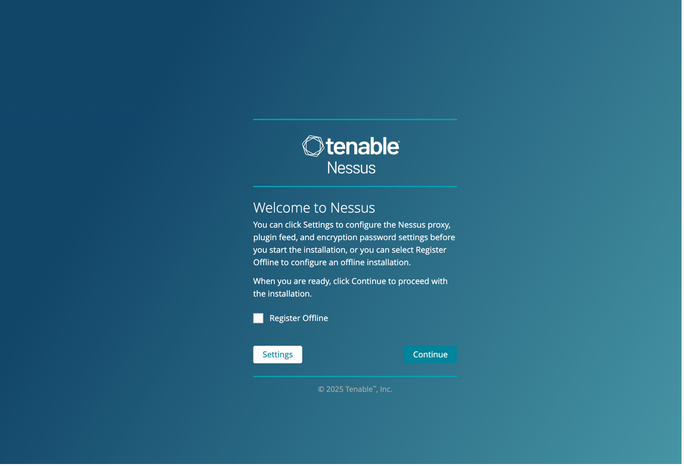 Nessus Scanner Initial